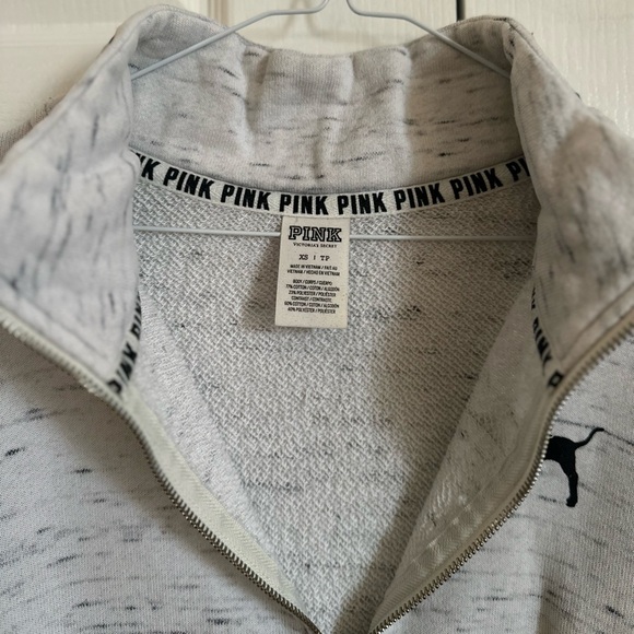 PINK by Victoria Secret - Cozy Fleece Half Zip - Picture 3 of 5